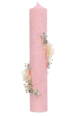 Lumanare botez design marmorat, 35x6 cm, REC5001/27