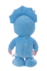 Bebelus interactiv cu suzeta si costum dinozaur, plange, merge si canta, dimensiune 32 cm, REC2988