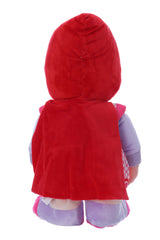 Bebelus interactiv cu suzeta si costum Scufita Rosie, plange, merge si canta, dimensiune 32 cm, REC2989