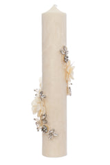 Set trusou botez elegant, lumanare si trusou, 10 piese, REC3381