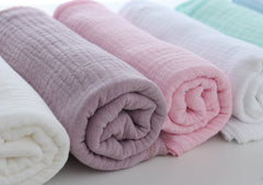 Set 6 pleduri din MUSELINA, multicolor, 70x70 cm, Recostore®, REC3033