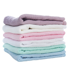 Set 6 pleduri din MUSELINA, multicolor, 70x70 cm, Recostore®, REC3033