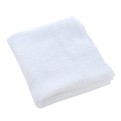 Pled din MUSELINA, alb, 70x70 cm, Recostore®, REC3034