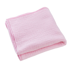 Pled din MUSELINA, roz, 70x70 cm, Recostore®, REC3035