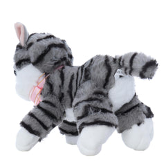 Jucarie de plus cu sunet pisica, dimensiune 20 cm, REC2993