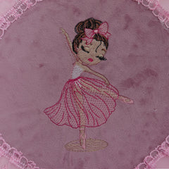 Cutie transport trusou, model Balerina, roz, REC3002