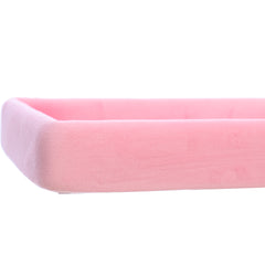 Trusou mot fete, aniversare 1 an, Balerina de Craciun, catifea roz, 7 piese, 34x25 cm, REC5011/30