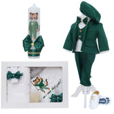 Set trusou botez baiat, model elegant cu tigru, REC3377