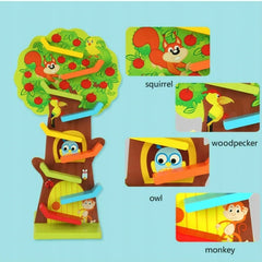 Joc educativ din lemn, copac pista cu masinute, dimensiune 38cm x 12cm x 10cm, REC2912