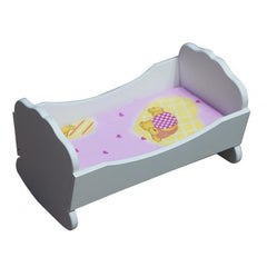 Patut din lemn pentru papusi, lenjerie inclusa, REC2926