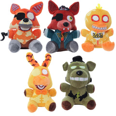 Set 5 jucarii de plus Five Nights at Freddy's, dimensiune 20 cm, REC3031