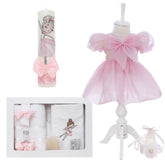 Set trusou botez cu balerina, 10 piese, REC3489