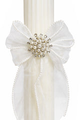 Trusou elegant cu ingeras pentru botez fete, 11 piese, REC3395