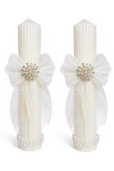 Set lumanari elegante pentru nunta/cununie, 2 bucati, REC5001/56