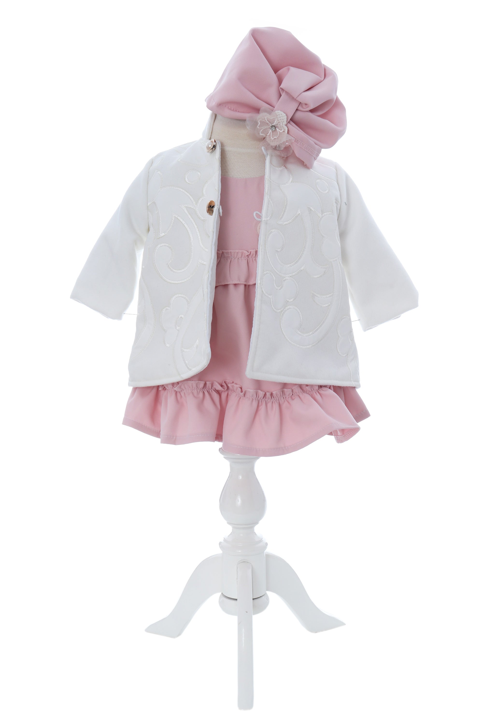 Rochita botez cu palton si turban, REC3048