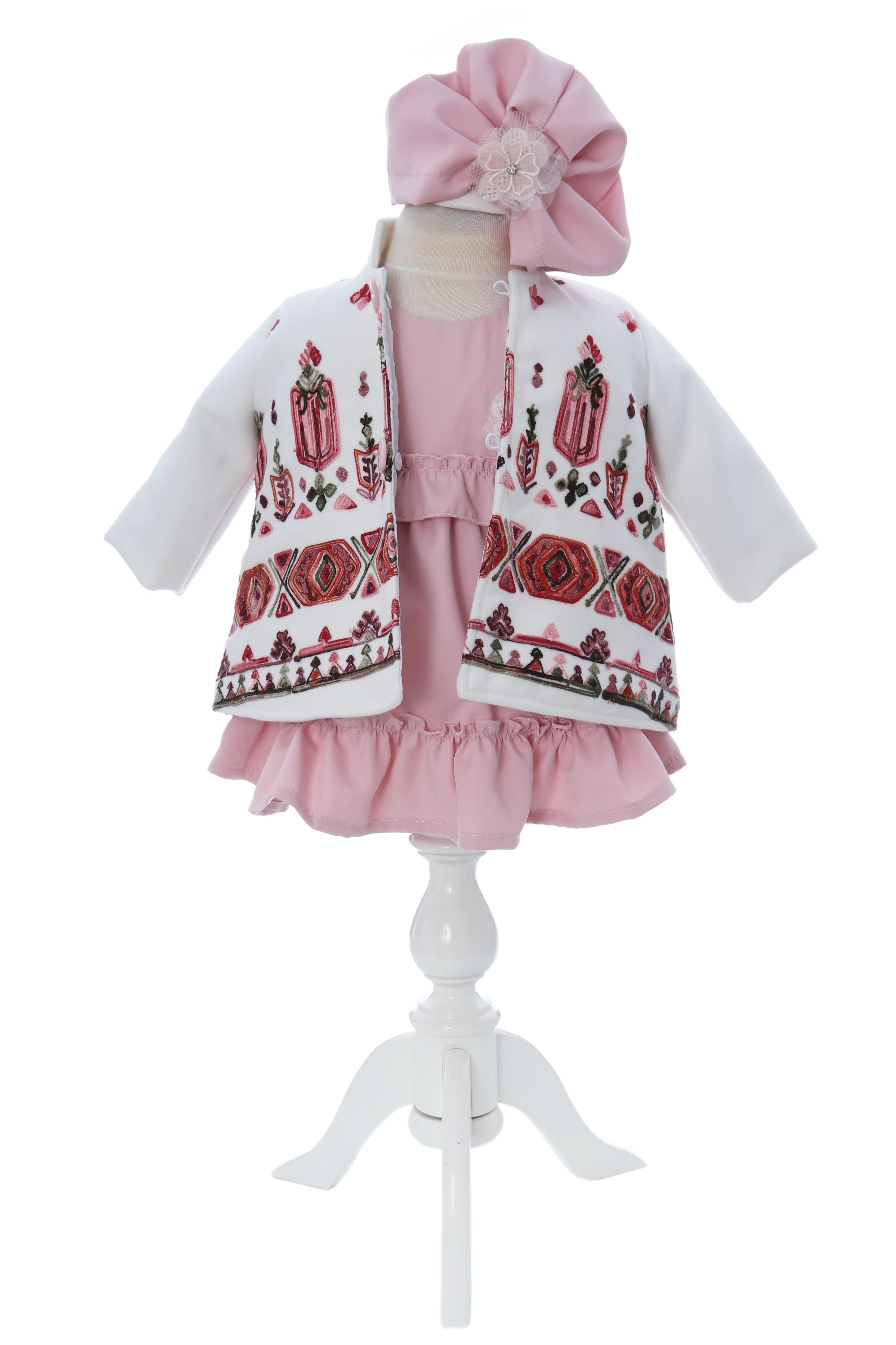 Rochita botez cu palton si turban, REC3049