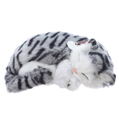 Pisica interactiva cu cosulet, doarme, miauna si da din coada, Sweet Petzzz, dimensiune 25 x 16cm, REC2962