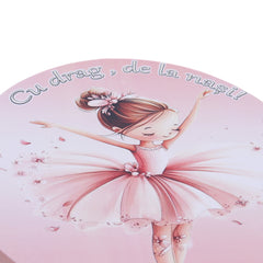 Cutie transport trusou balerina, roz pudrat, REC3321