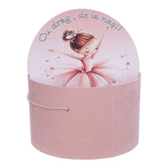 Cutie transport trusou balerina, roz pudrat, REC3321