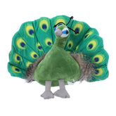 Jucarie plus paun, verde, dimensiune 25x30 cm, REC2964