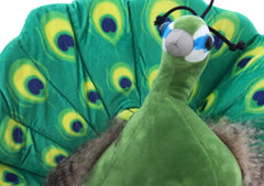 Jucarie plus paun, verde, dimensiune 25x30 cm, REC2964