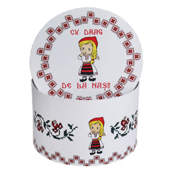 Cutie pentru transport trusou, model traditional cu tarancuta 32x20 cm, Recostore®, RE2615