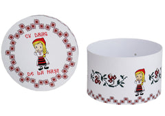 Cutie pentru transport trusou, model traditional cu tarancuta 32x20 cm, Recostore®, RE2615