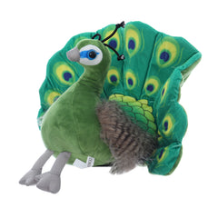 Jucarie plus paun, verde, dimensiune 25x30 cm, REC2964