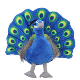 Jucarie plus paun, albastru, dimensiune 25x30 cm, REC2965