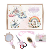 Set tava pentru taiere mot/ turta, model Unicorn, roz, 6 piese, 35x20 cm, Recostore®, REC1967/206