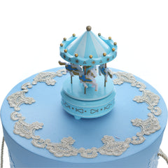 Cutie transport trusou, model Carusel, bleu, Recostore®, REC3000