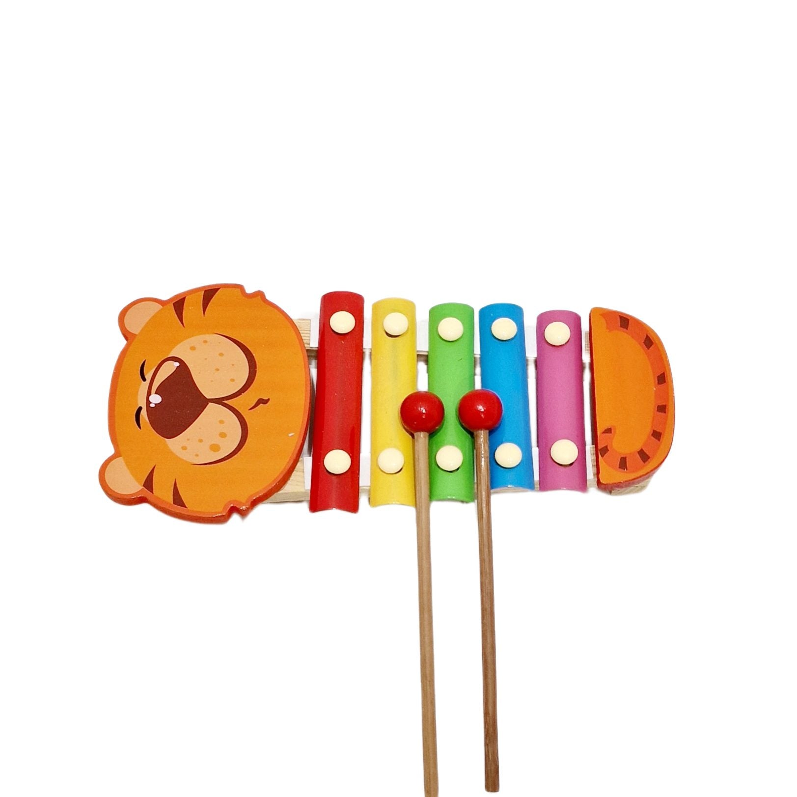 Jucarie Xilofon din lemn, tip tigru, REC2767