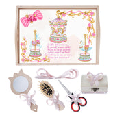 Set tava pentru taiere mot/ turta, model Carusel, roz pudrat, 6 piese, 35x20 cm, Recostore®, REC1967/210