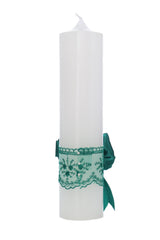 Lumanare botez baieti, model cu Safari, 30x7 cm, verde, Recostore®, REC5002/31