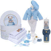 Set trusou cu ursulet pentru botez baieti, REC3376