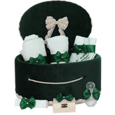 Trusou botez cu mesaj "Radacini si aripi de la parinti, Dragoste si sustinere de la Nasi", 9 piese, REC3434