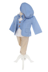 Trusou botez baieti cu ursulet Matthew, culoare bleu, REC3172