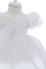 Rochita alba, delicata pentru botez, REC3464