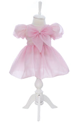 Rochita roz, delicata pentru botez, REC3465
