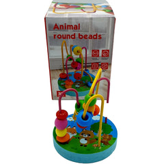 Joc de indemanare din lemn, dimensiune 10 cm x 10 cm x 13 cm, REC2807