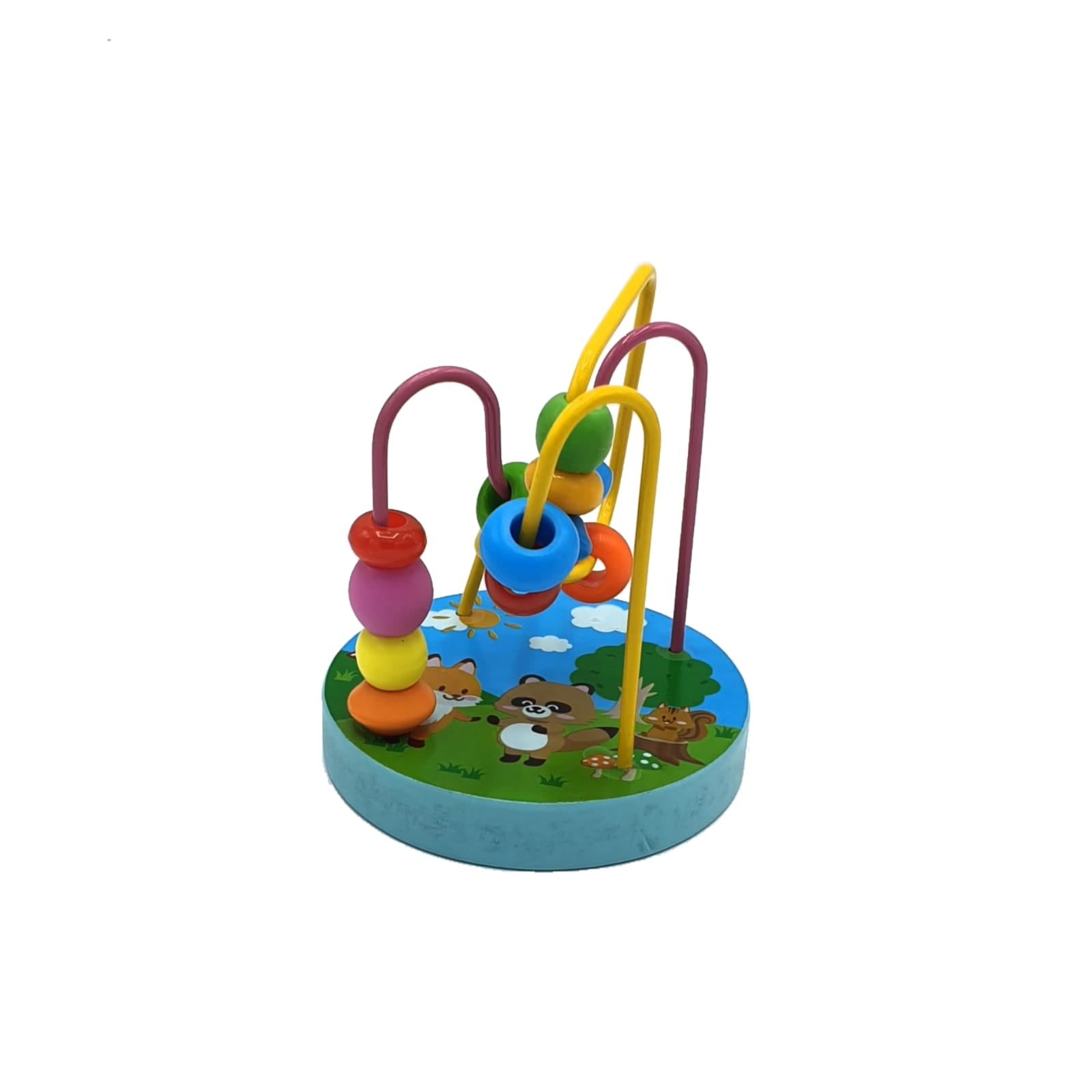 Joc de indemanare din lemn, dimensiune 10 cm x 10 cm x 13 cm, REC2807