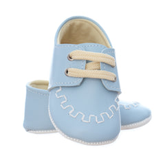 Pantofiori bleu pentru botez, REC3481