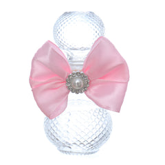 Set accesorii botez, cutiuta prima suvita si sticluta pentru mir, roz, Recostore®, REC3514