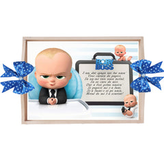 Set tava pentru taiere mot, model Tip Bebe Boss, albastru electric, 6 piese, 35x20 cm, Recostore®, REC1967/292