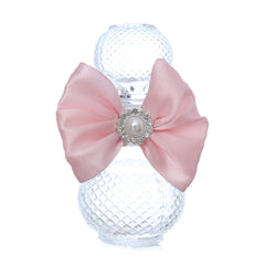 Set accesorii trusou botez, cutiuta prima suvita si sticluta pentru mir, roz pudrat, Recostore®, REC3517