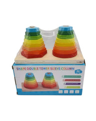 Joc educativ din lemn, dimensiune 18cm x 9cm x 8.5cm, REC2825