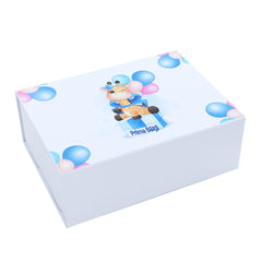 Set prima baita dupa botez cu nasii, body, prosop si saculet cu mirodenii, Girafa, REC2558