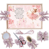 Set tava pentru taiere mot/turta, model Tip Zana, roz pudrat, 6 piese, 35x20 cm, Recostore®, REC1967/317