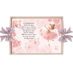 Set tava pentru taiere mot/turta, model Tip Zana, roz pudrat, 6 piese, 35x20 cm, Recostore®, REC1967/317