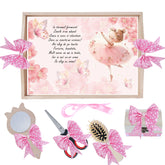 Set tava pentru taiere mot/turta, model Tip Zana, roz, 6 piese, 35x20 cm, Recostore®, REC1967/318